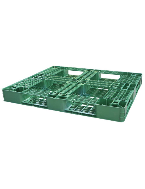 PLASTIC PALLET GREEN 120 X 100 X 12