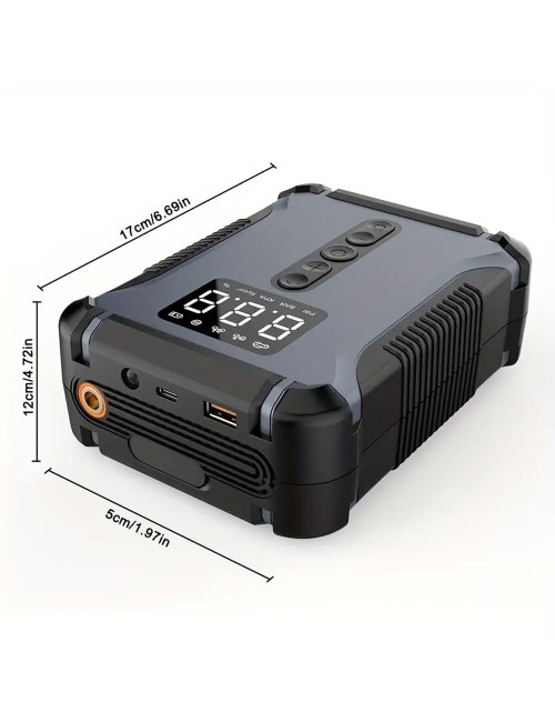 MULTI-FUNCTIONAL START BATTERY WITH AIR COMPRESSOR