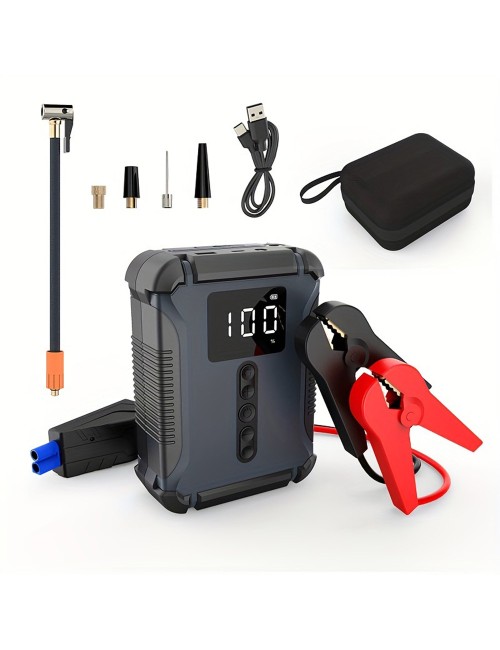 MULTI-FUNCTIONAL START BATTERY WITH AIR COMPRESSOR