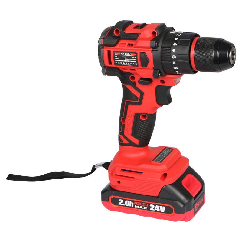 EDON 24V دريل باتري 24 فولت 2 بطارية