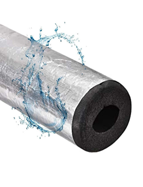 عازل بايب اسفنج "4 × 15 ملى × 2 متر اسود