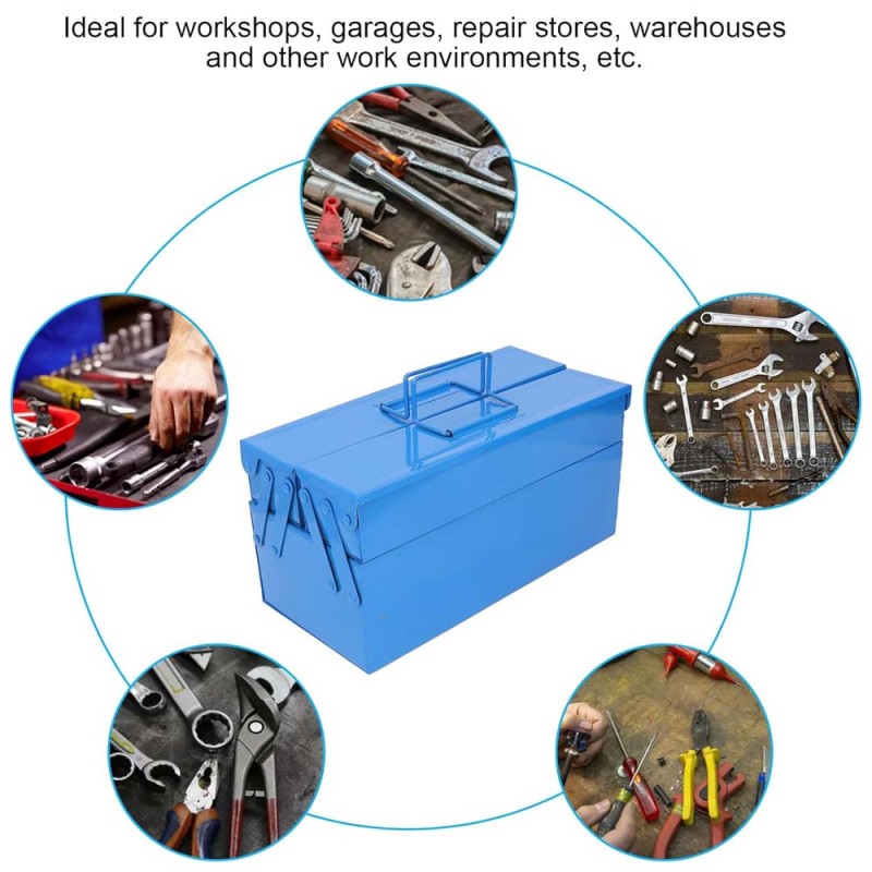 TB-103C STEEL TOOL BOX  33X16X16 CM CHN