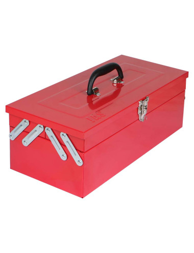 TB108 STEEL TOOL BOX 2 SECTION 46 × 20 ×16 CM