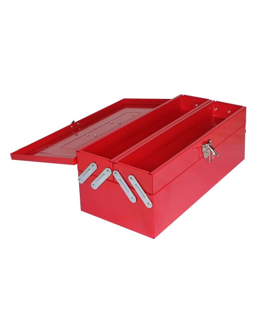 TB108 STEEL TOOL BOX 2 SECTION 46 × 20 ×16 CM