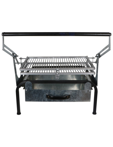 شواية ارضية باربكيو متحرك شبك استانلستيل