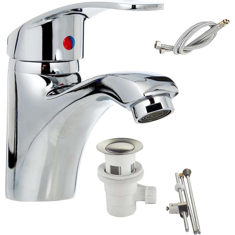 18 CHROME TIMED DELAY BASIN MIXER