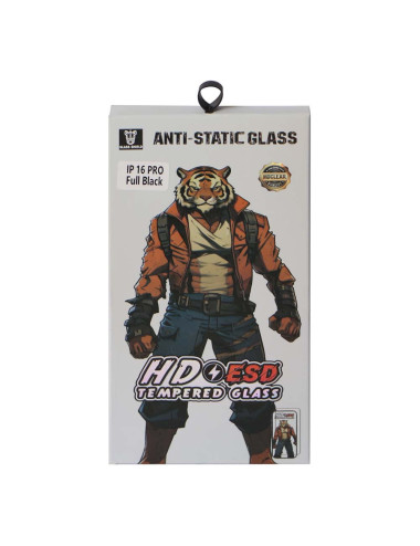 ANTI STATIC HD TEMPERED GLASS IP 16PRO MAX حماية شاشة تليفون