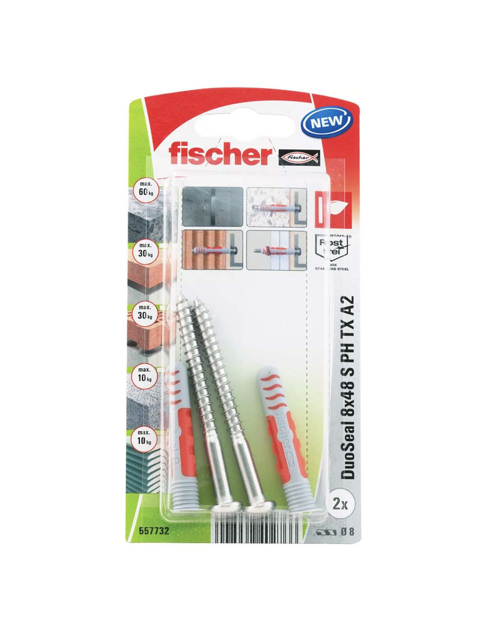 A2 K NV 8 x 48(557732) FISHER WITH SCREW