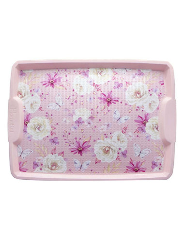 3773 TRAY SIZE 1 صينية تقديم بلاستيك مزخرفة