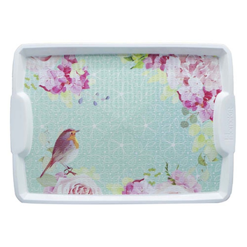 3776 TRAY SIZE 4 صينية تقديم بلاستيك مزخرفة مستطيلة