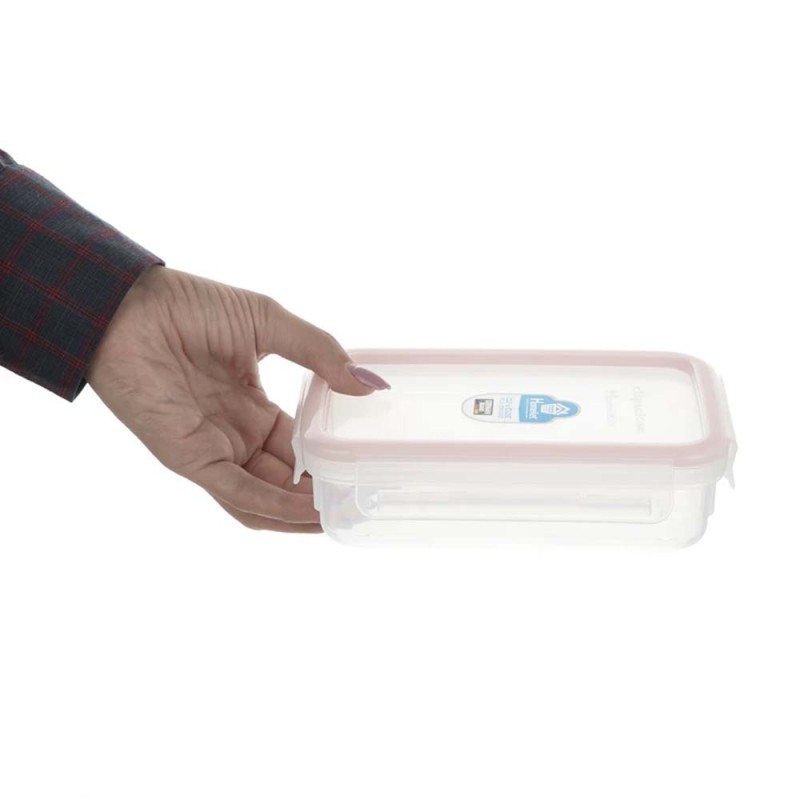 3429 RECTANGULAR CONTAINER 630ML علبة بلاستيك مستطيلة
