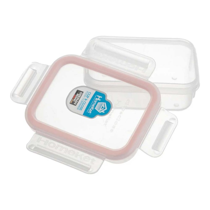 3432 RECTANGULAR CONTAINER 340ML علبة بلاستيك مستطيلة