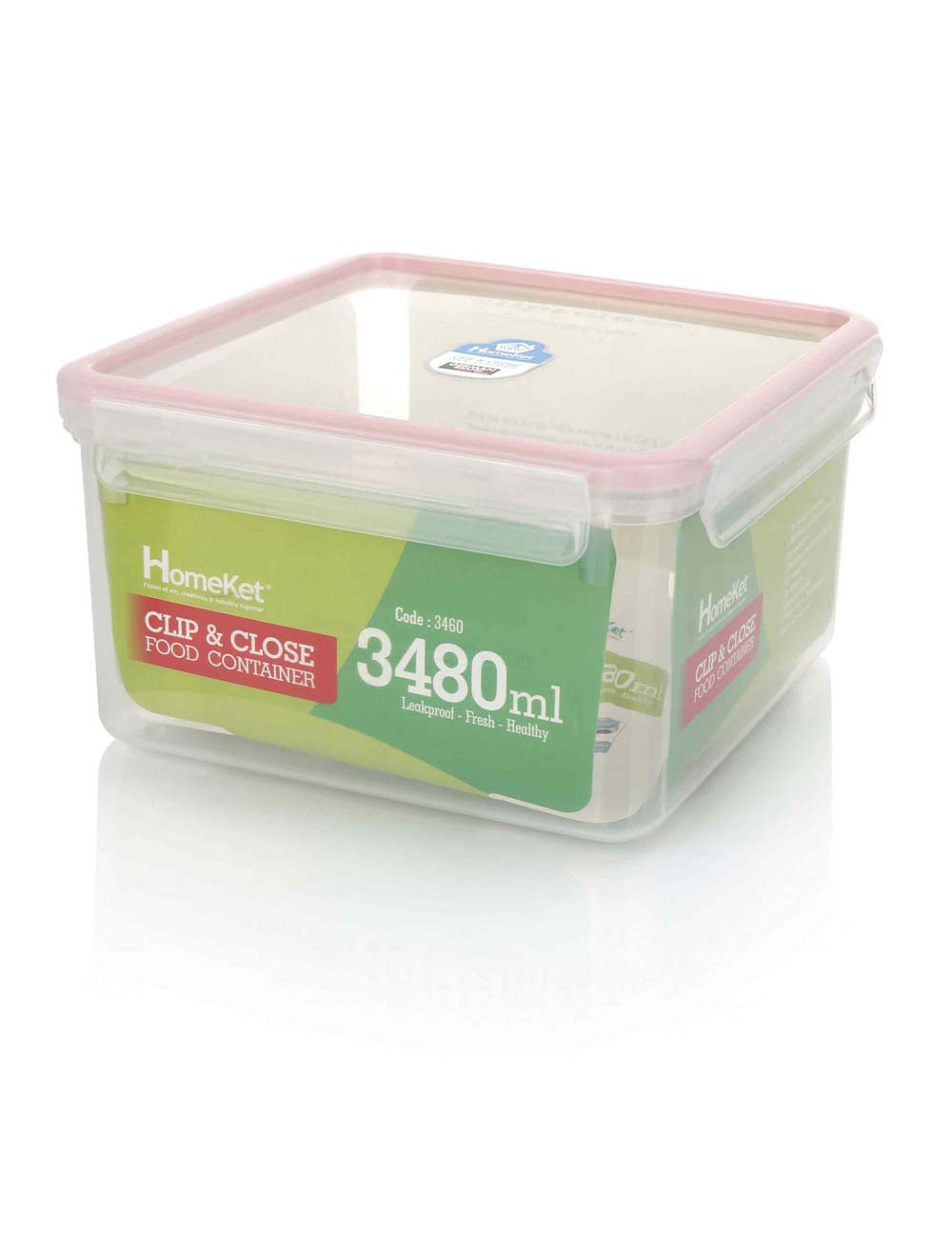 3460 SQUARE CONTAINER 3480ML