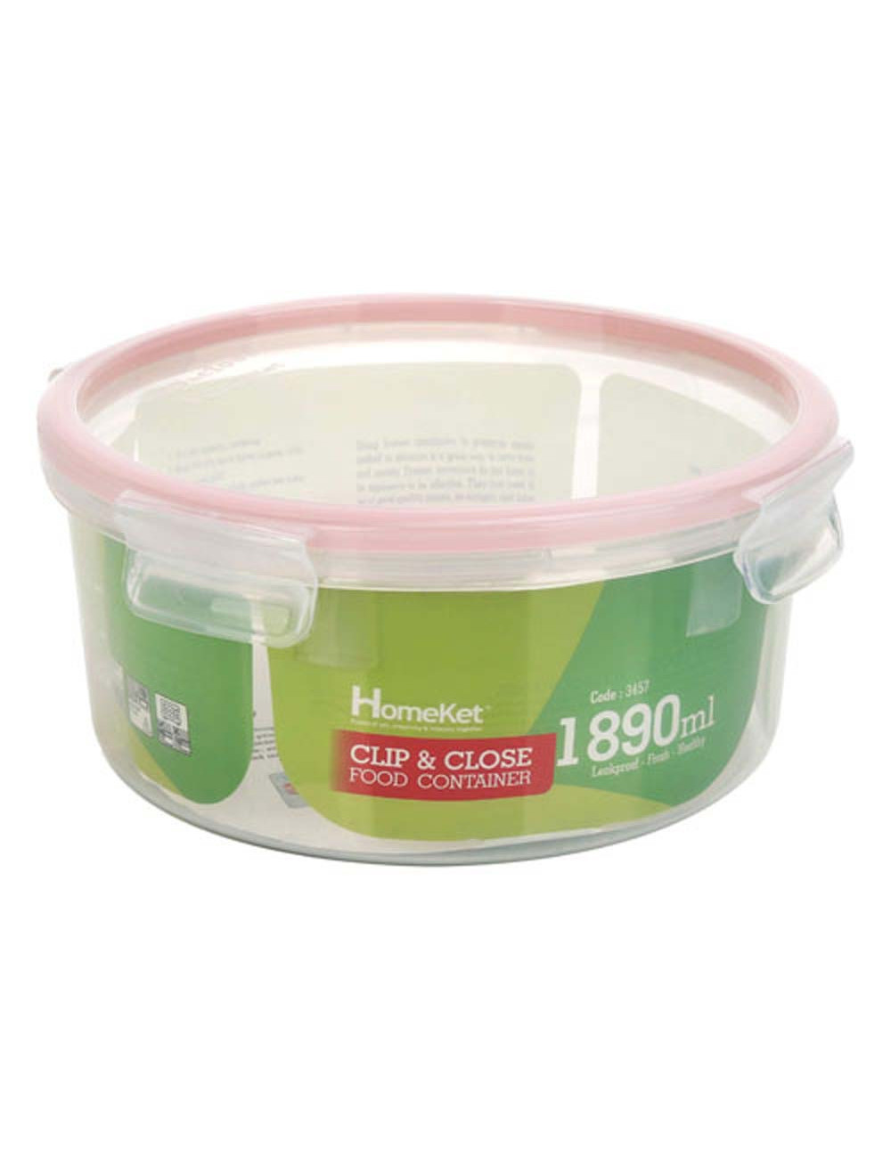 3457 ROUND CONTAINER 1890ML