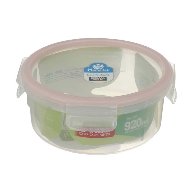 3456 ROUND CONTAINER 920ML علبة بلاستيك مدور