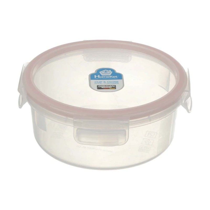 3456 ROUND CONTAINER 920ML علبة بلاستيك مدور
