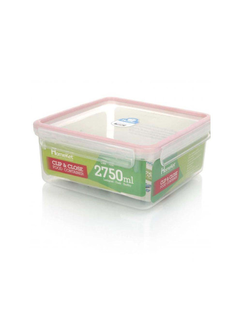 3468 SQUARE CONTAINER 2750ML علبة بلاستيك مربع