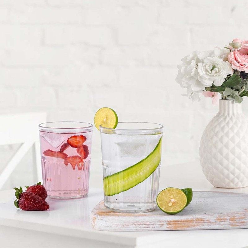 4312 GLASS كوب بلاستيك شفاف
