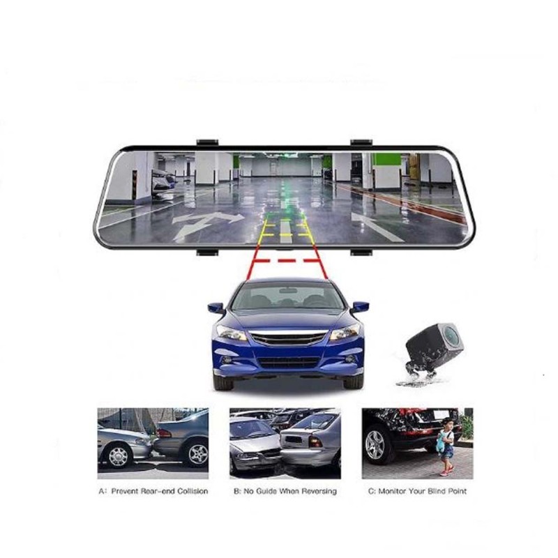 DASH CAM 1080 HD 9.66 INCH