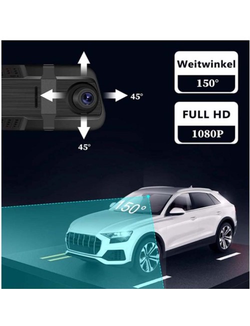 DASH CAM 1080 HD 9.66 INCH