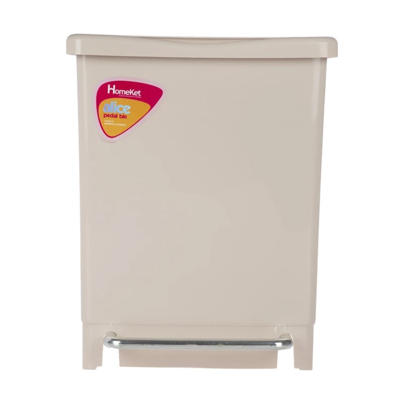 2447 GRAY BUCKET WITH PEDAL سلة زبالة مع دواسة
