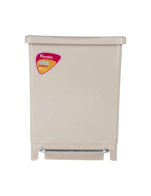 2447 GRAY BUCKET WITH PEDAL سلة زبالة مع دواسة