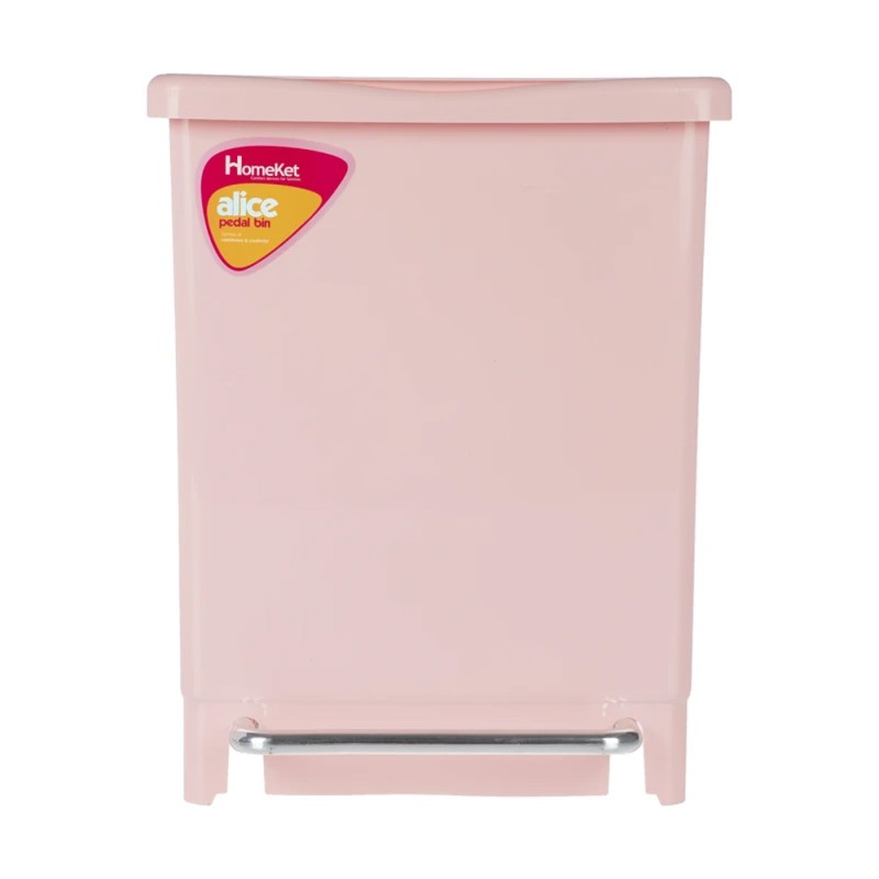 2447 GRAY BUCKET WITH PEDAL سلة زبالة مع دواسة