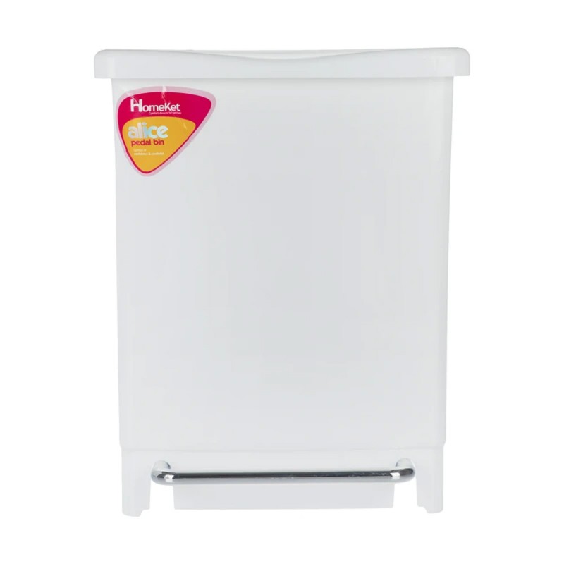 2447 GRAY BUCKET WITH PEDAL سلة زبالة مع دواسة
