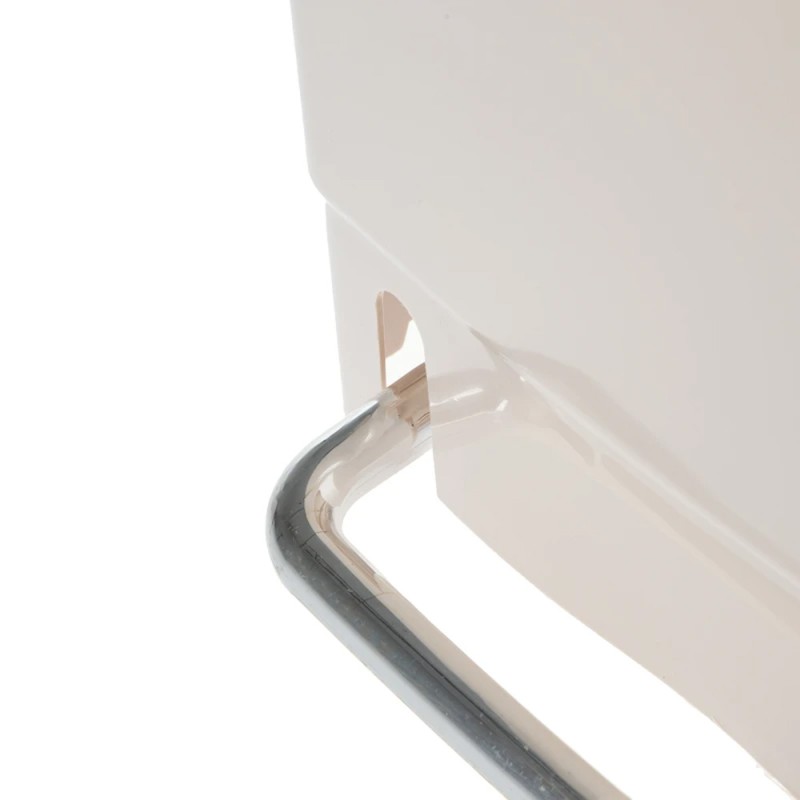 2447 GRAY BUCKET WITH PEDAL سلة زبالة مع دواسة