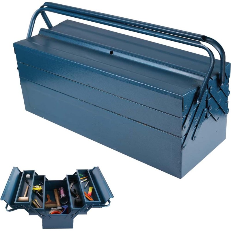 TB-102H STEEL TOOL BOX 3 SECTION 45×20×20 CM 18"