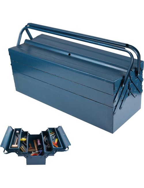 TB-102H STEEL TOOL BOX 3 SECTION 45×20×20 CM 18"