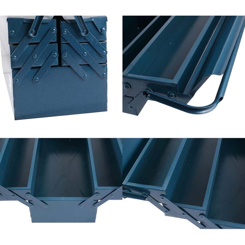 TB-102H STEEL TOOL BOX 3 SECTION 45×20×20 CM 18"