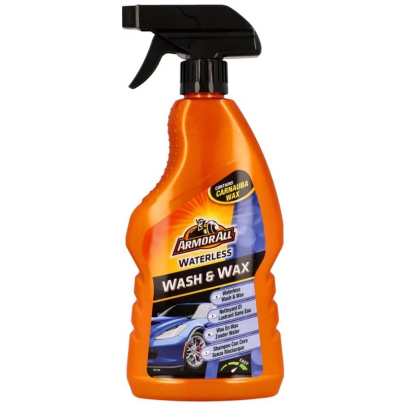 WATERLESS WASH & WAX SPRAY 500ML 6/CTN