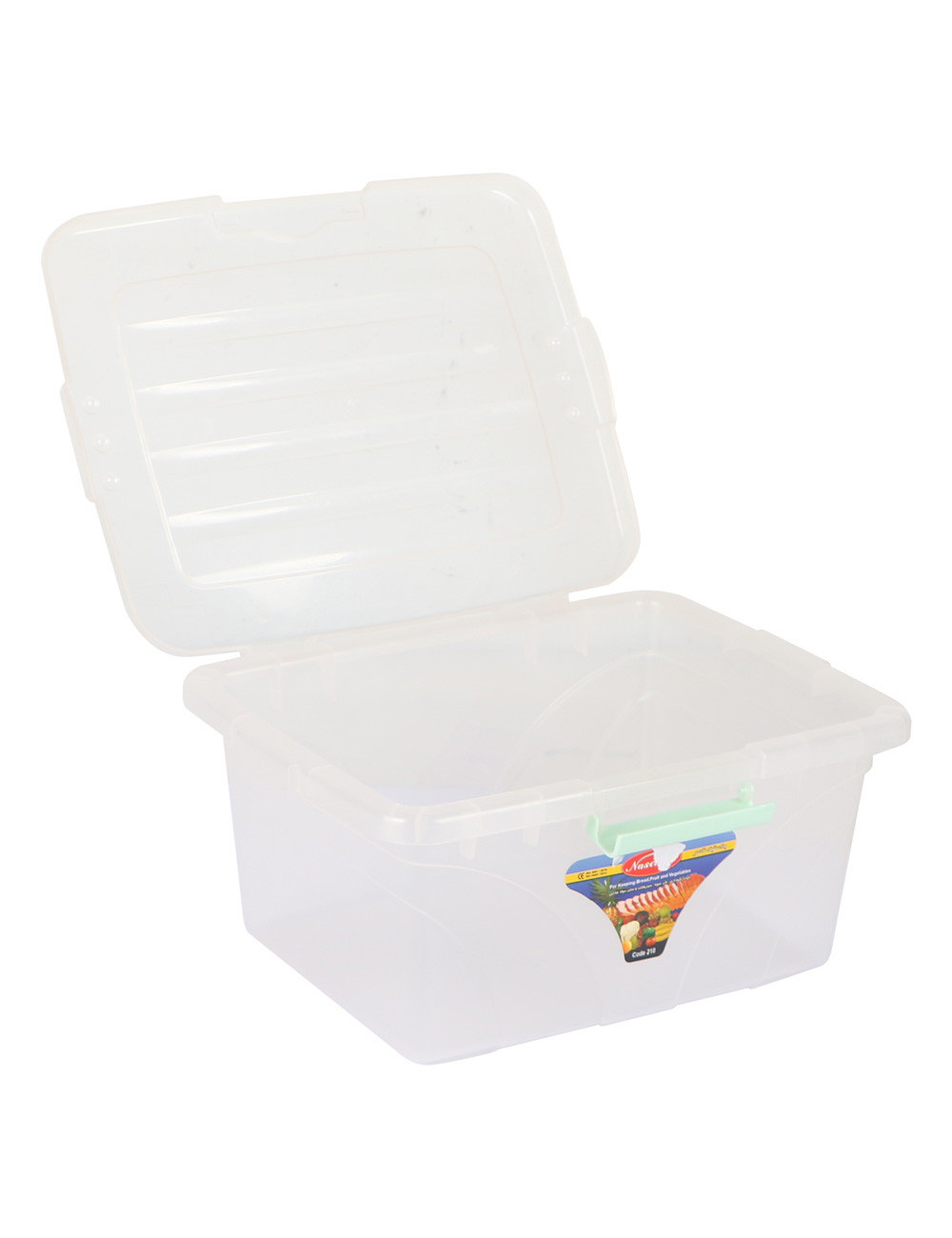 210 علبة بلاستيك مع غطاء شفاف