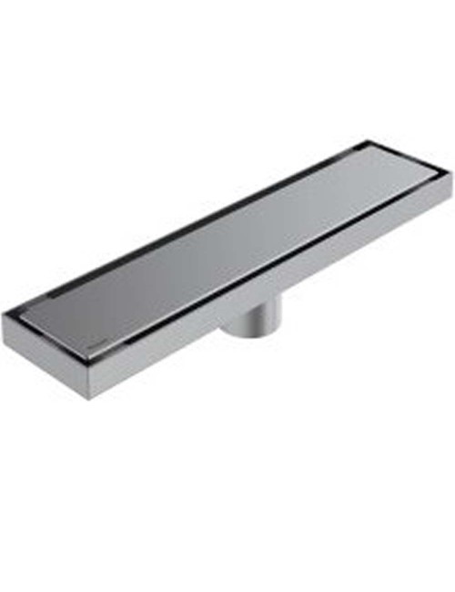 CM-117 STAINLESS STEEL FLOOR DRAIN CERAMIC SILVER 8*20CM-1.2MM