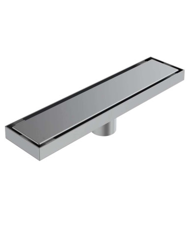 CM-118 STAINLESS STEEL FLOOR DRAIN CERAMIC SILVER 8*30CM-1.2MM