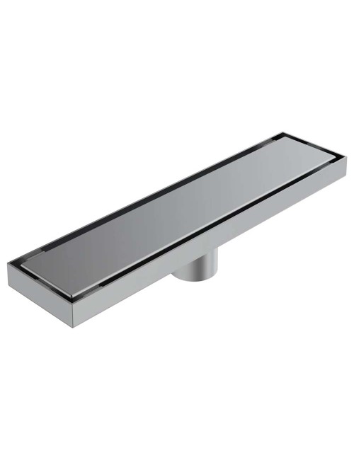 CM-119 STAINLESS STEEL FLOOR DRAIN CERAMIC SILVER 8*40CM-1.2MM