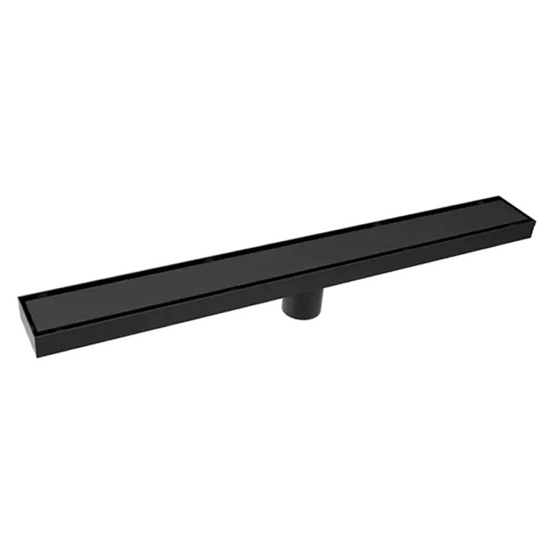 CM-125 STAINLESS STEEL FLOOR DRAIN BLACK 8*50CM-1.2MM