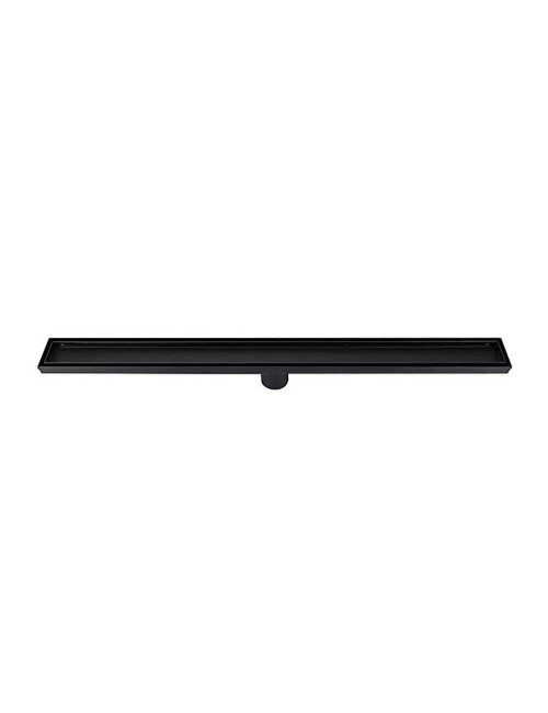 CM-125 STAINLESS STEEL FLOOR DRAIN BLACK 8*50CM-1.2MM