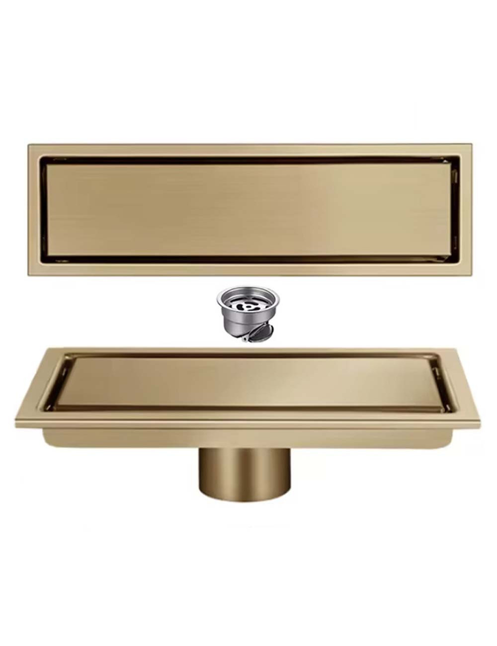مصفاة شاور بوكس ذهبي 10*30 سم CM-132
