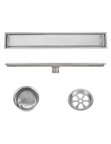 CM-133 STAINLESS STEEL FLOOR DRAIN 10*40CM-1.2MM
