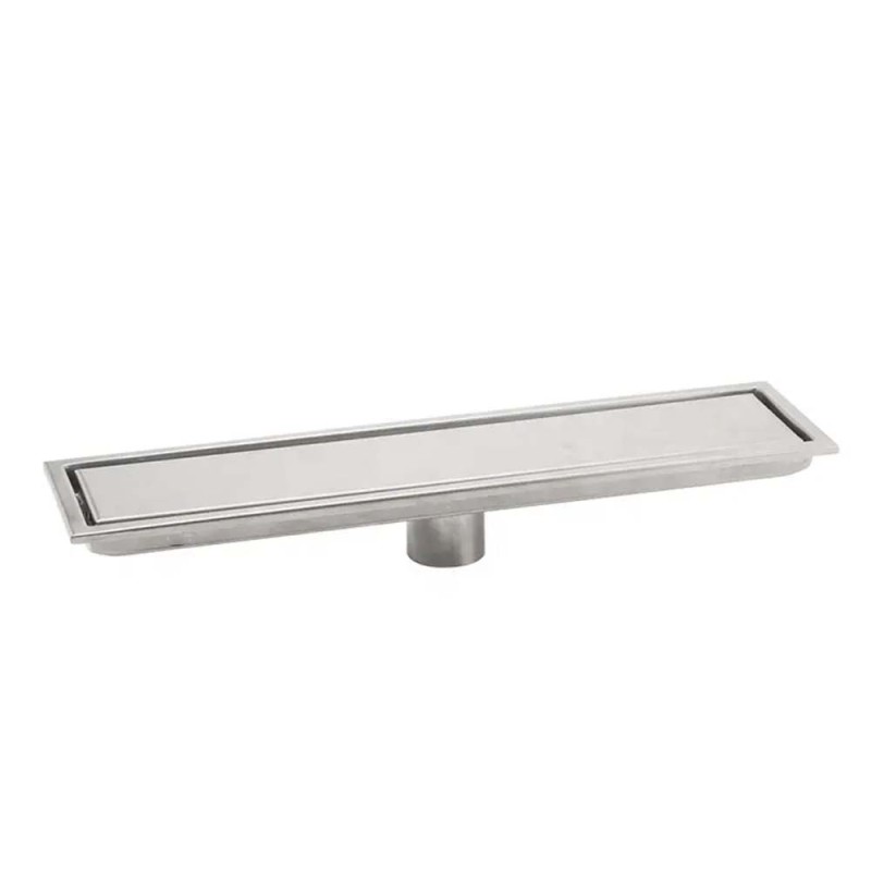 CM-136 STAINLESS STEEL FLOOR DRAIN SILVER 10*50CM-1.2MM