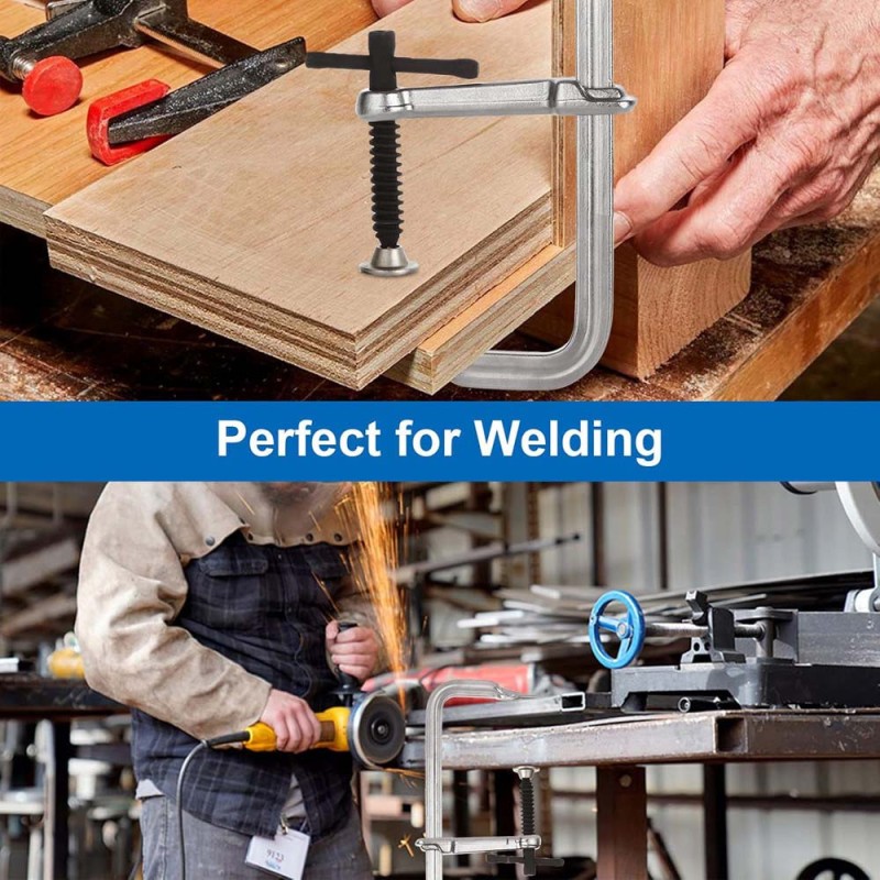 ملزمة فخة نجاري 140×1200 F CLAMP H.D FORGING STEEL