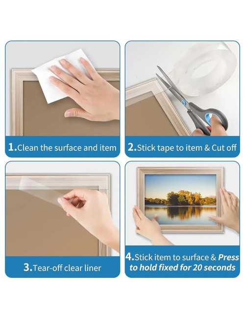 CM-062 NANO DOUBLE SIDE TAPE 20MM X 1M X 1MM