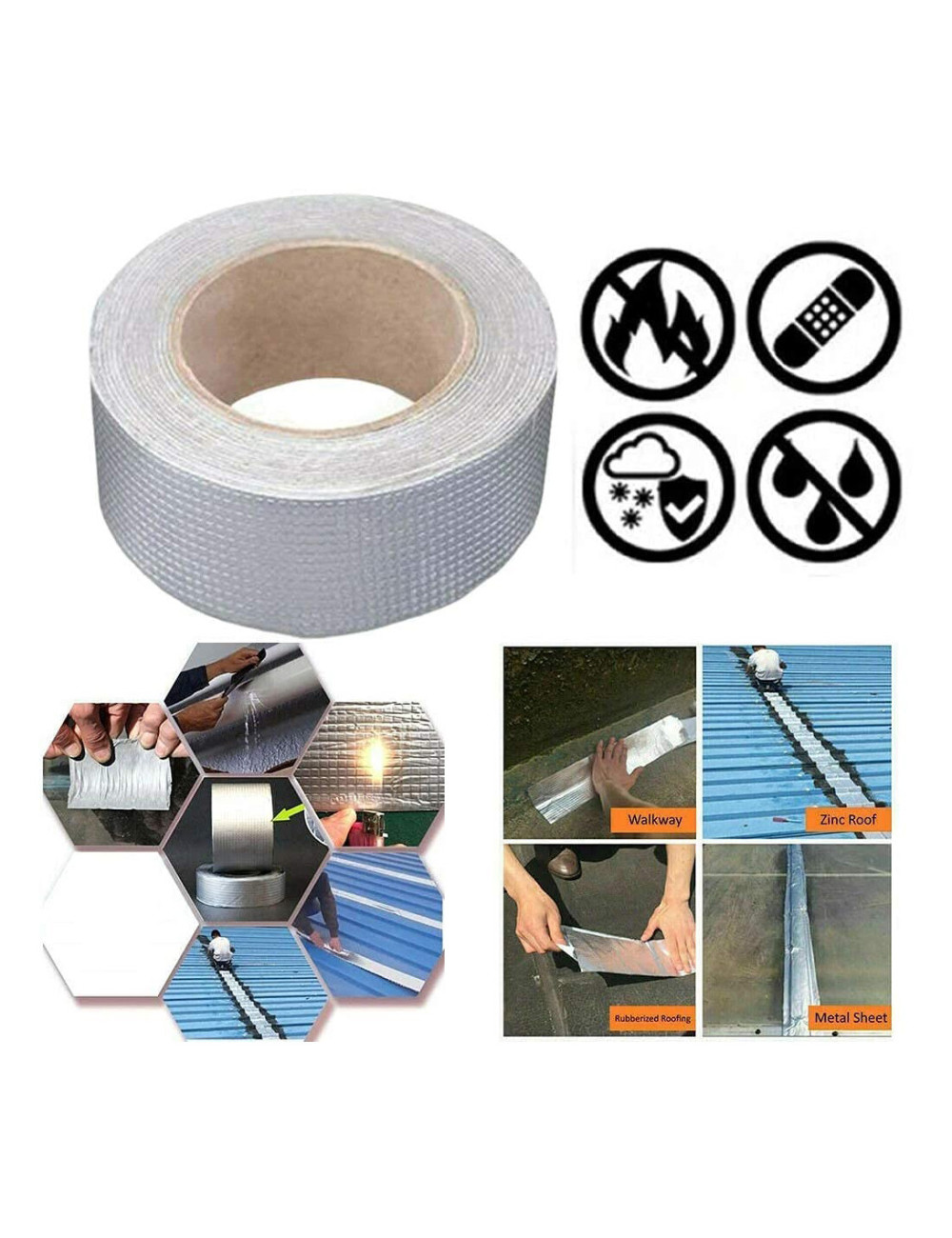 LM-30 BUTYL WATERPROOF TAPE 5CM X 5M