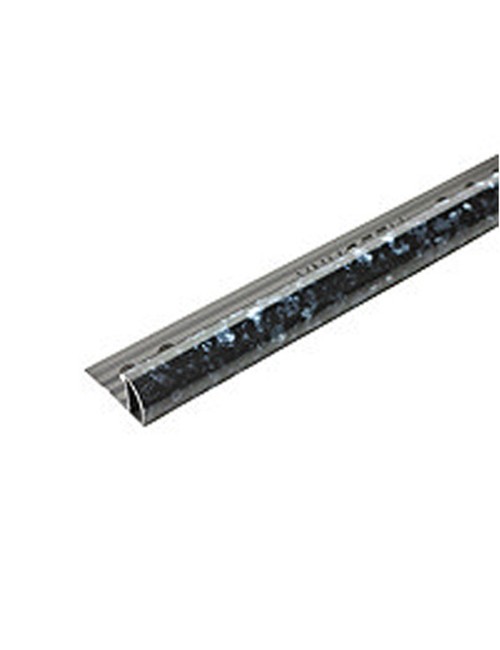 PVC MARBLE TILE TRIM DARK GREY 7 MM