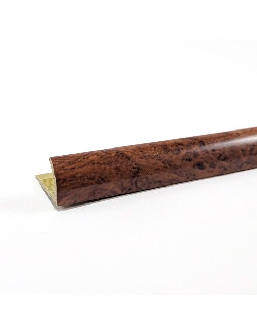 PVC MARBLE TILE TRIM BROWN 7 MM