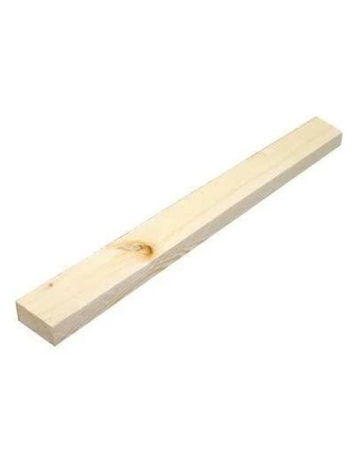 WHITE WOOD 1" x 2" x 4 MTR