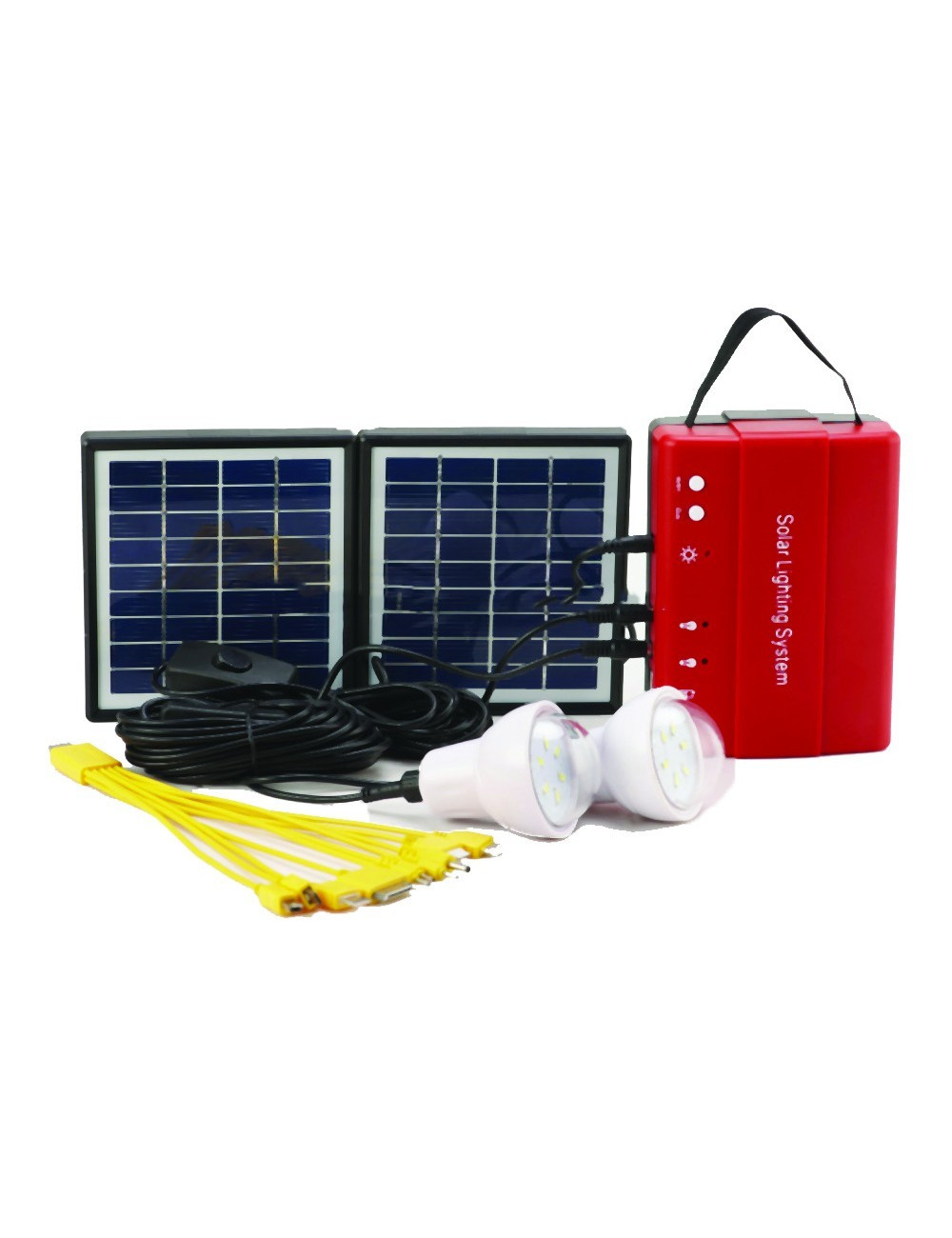 RG142-016C شحن موبيل متعدد+USB كشاف طاقة شمسية