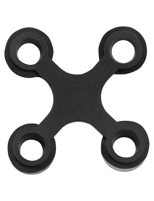 BLACK RUBBER FLOOR CORNER CONNECTOR